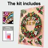 Diamond Painting-DIY Crystal Rhinestone Merry Christmas with Frame(40x30cm)