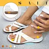 Women Casual Comfy Toe Ring Criss-Cross Sandals Shoes