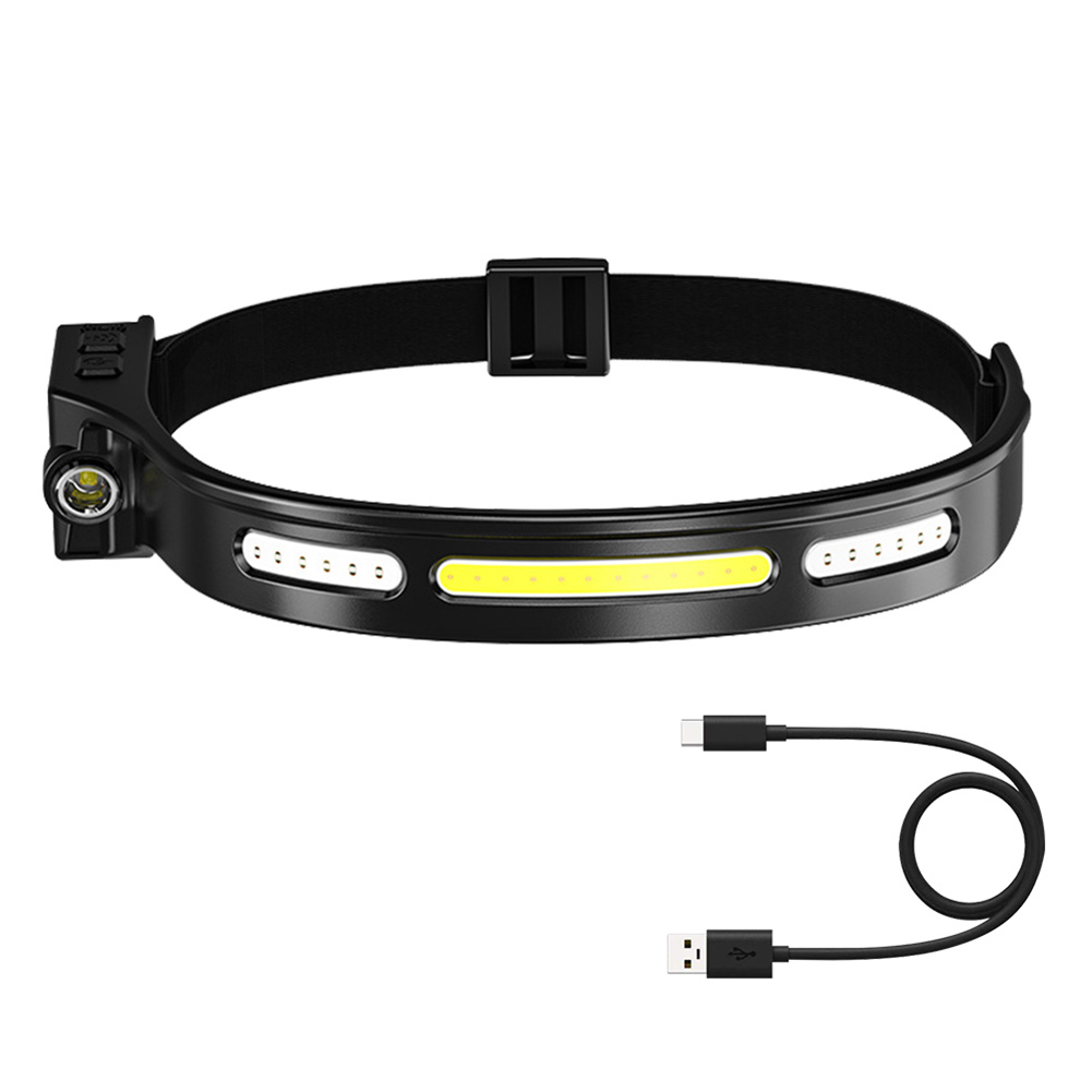 

XPG+COB LED Portable Floodlight Headlight USB Rechargeable Fishing Headlamp, 501 Original