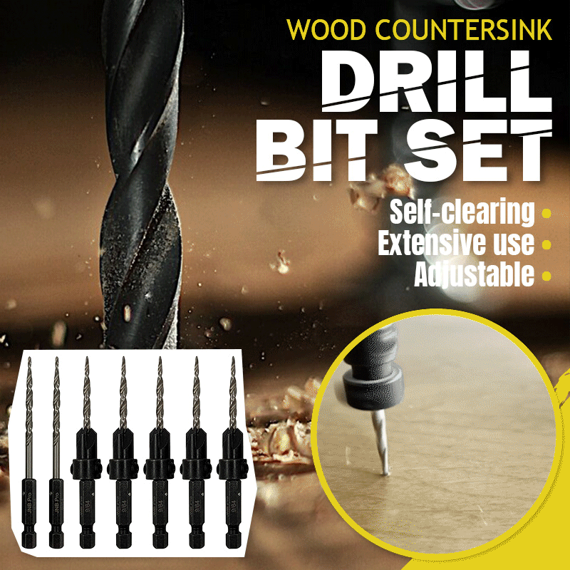 Wood Countersink Drill Bit Set
