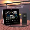Wireless Weather Station with Humidity Atomic Clock Air Pressure for Patio House
