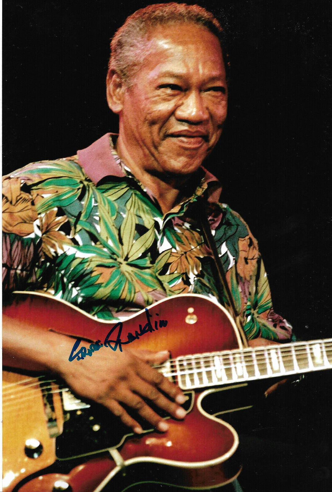 Ernest Ranglin signed 8x12 inch Photo Poster painting autograph