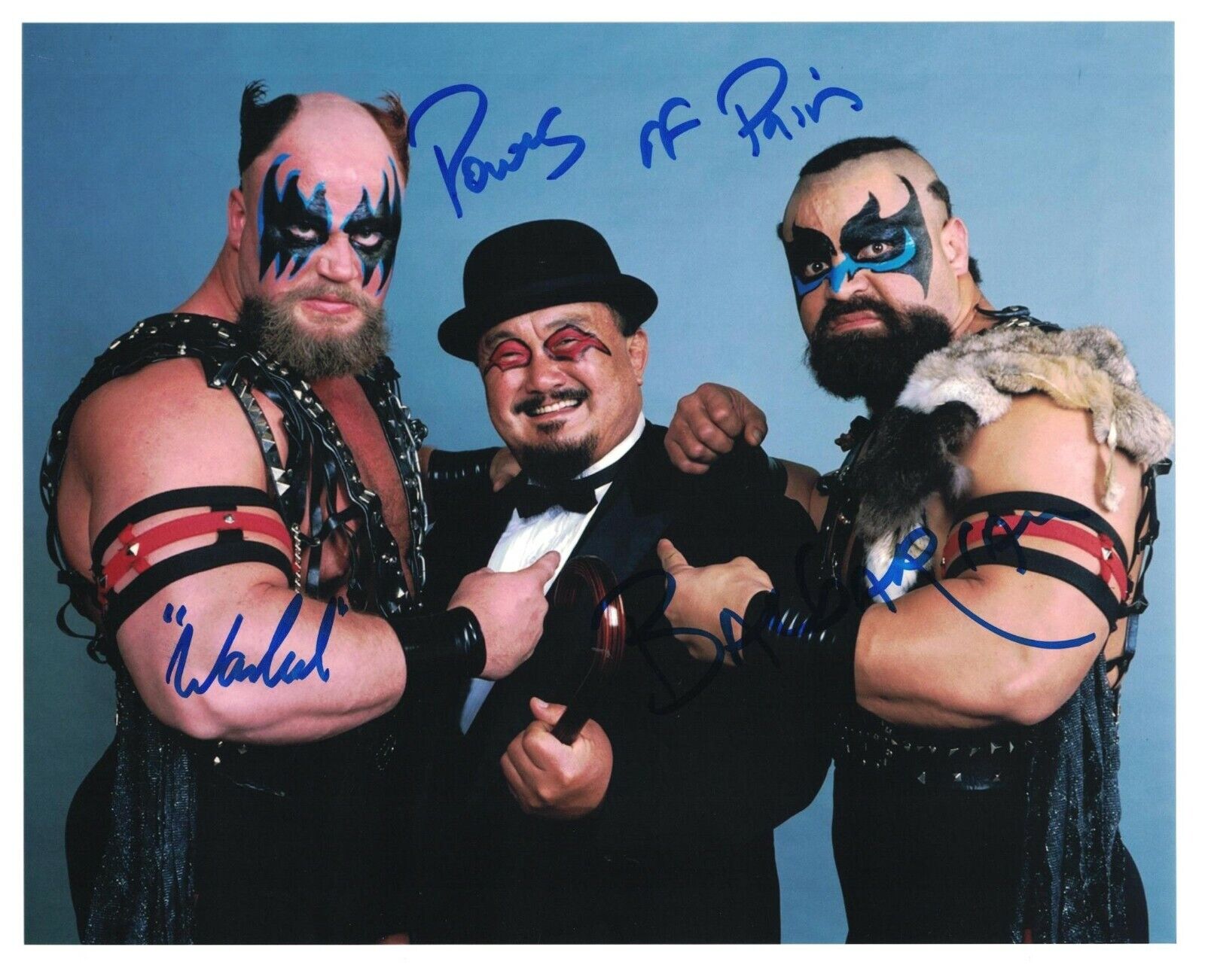 The Powers Of Pain Dual Signed Autographed 8x10 Photo Poster painting WWF Barbarian & Warlord