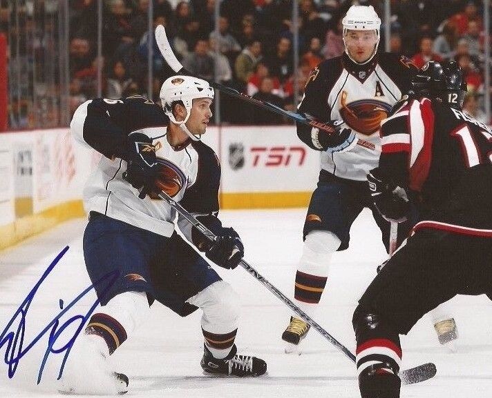 Ron Hainsey signed Atlanta Thrashers 8x10 Photo Poster painting autographed