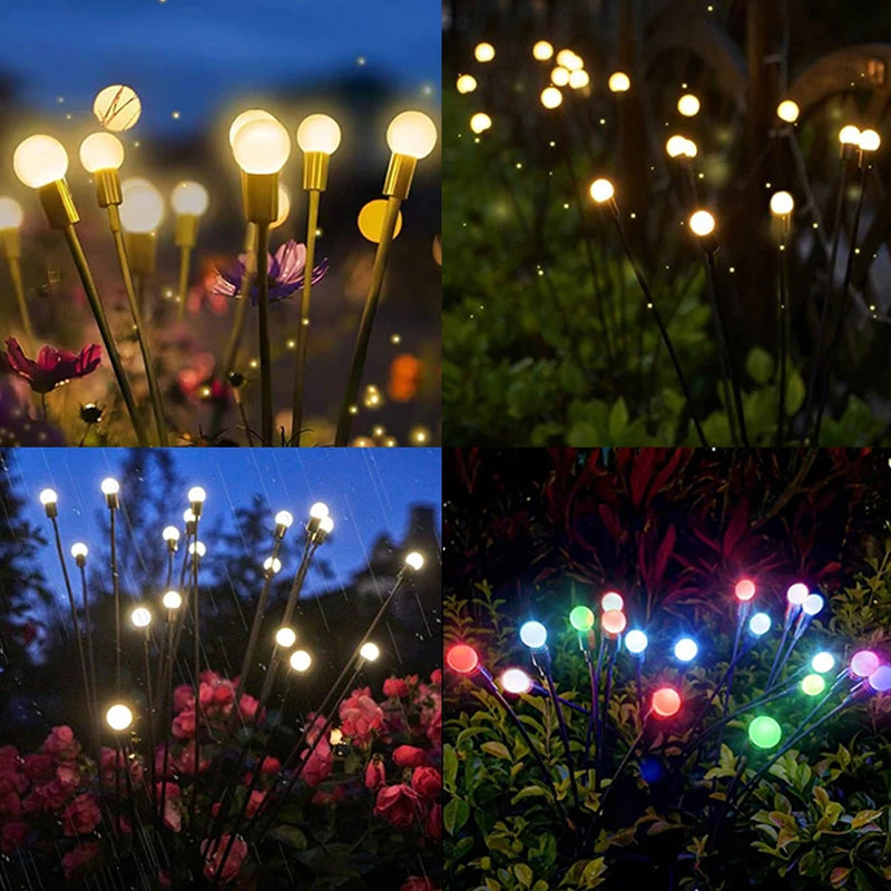 复制Solar Garden LED Firefly Plug-in Light
