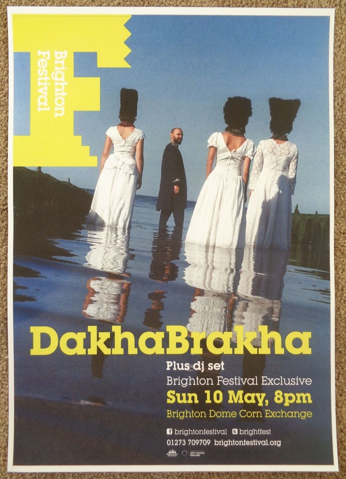 DAKHABRAKHA 2015 Gig POSTER Brighton United Kingdom Concert Ukraine