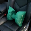 Green Velvet Plush Car Cushion Ice Silk Seat Cover Cushion