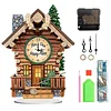 Wooden House - 5D DIY Clock