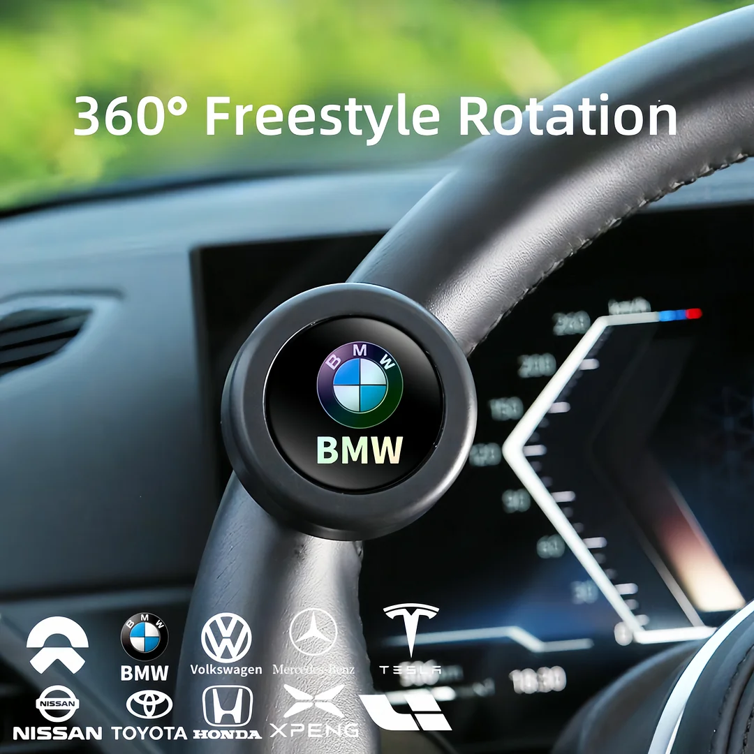 360 degree free rotation car steering wheel booster ball