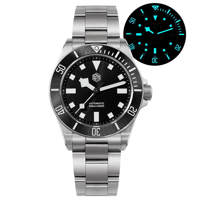 San Martin Titanium 39mm Sunray Dial Dive Watch SN0121T San Martin Watch san martin watchSan Martin Watch