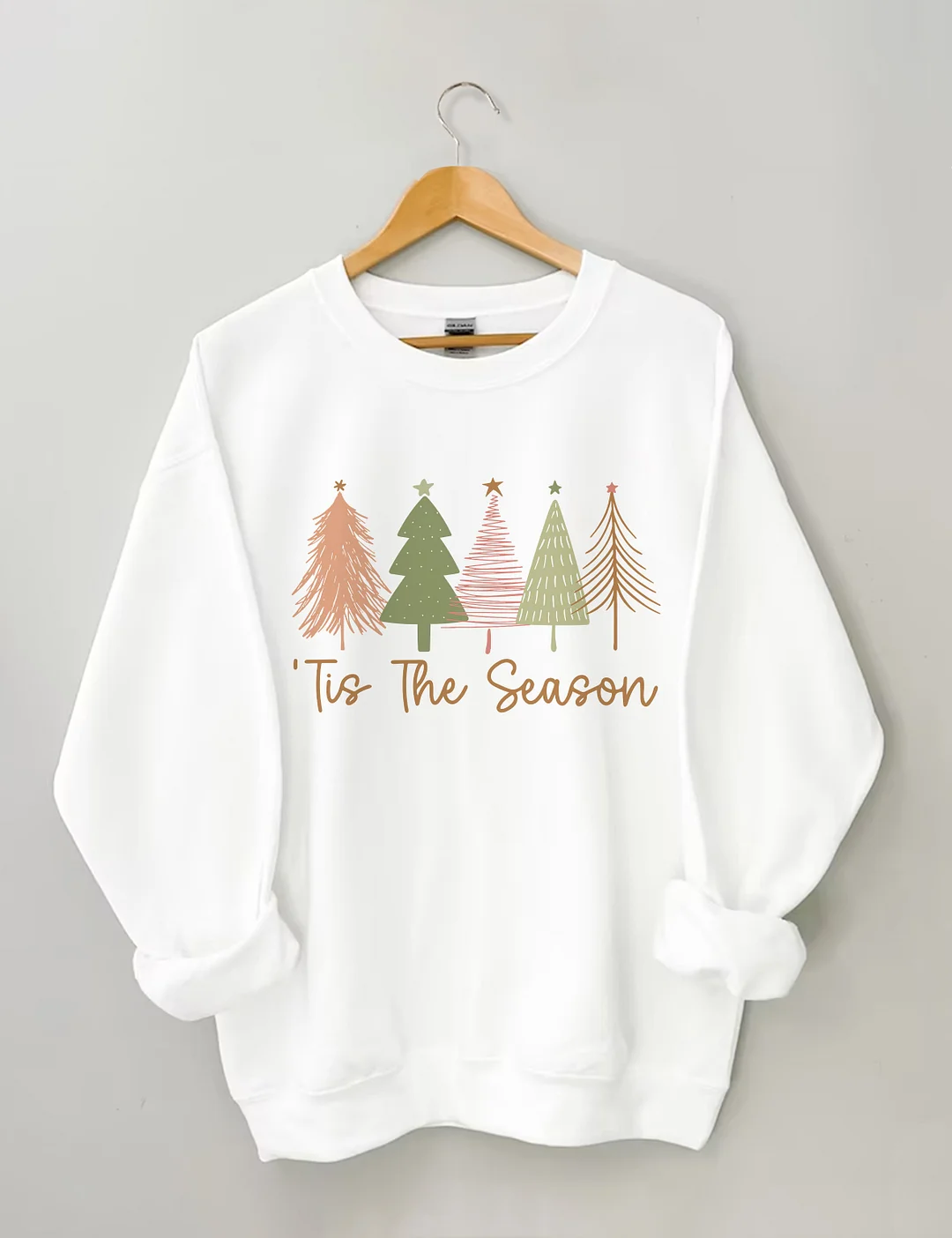 Boho Christmas Trees Sweatshirt