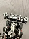 Tamiya 4WD Modified Jedi Chariot Pure Hand-painted Black Silver Gray Mirror Customization FMA Chassis Racing