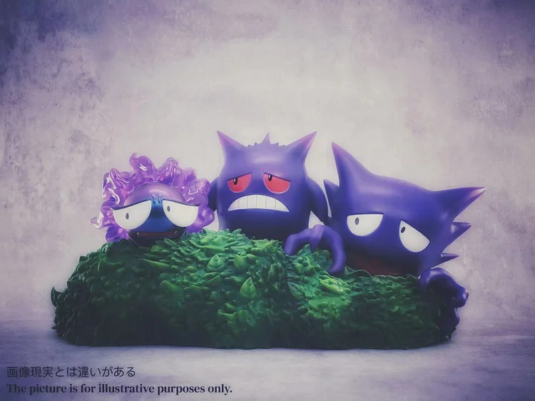 IN-STOCK Sun Studio - Pokémon The Gengar Family in the Grass Statue(GK)-