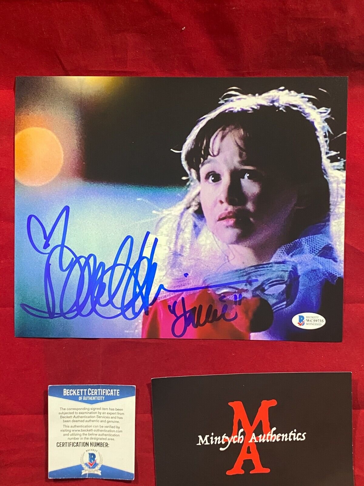 DANIELLE HARRIS AUTOGRAPHED SIGNED 8x10 Photo Poster painting! HALLOWEEN! BECKETT COA! HORROR!