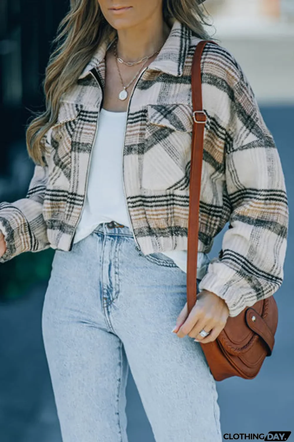 Vintage London Plaid Cropped Jacket