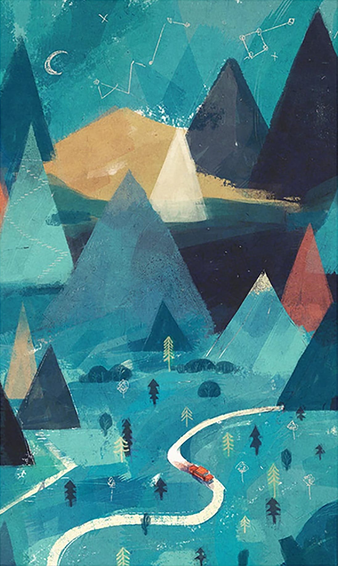 

Blue Mountain – Paint By Numbers - 40*50CM, 501 Original
