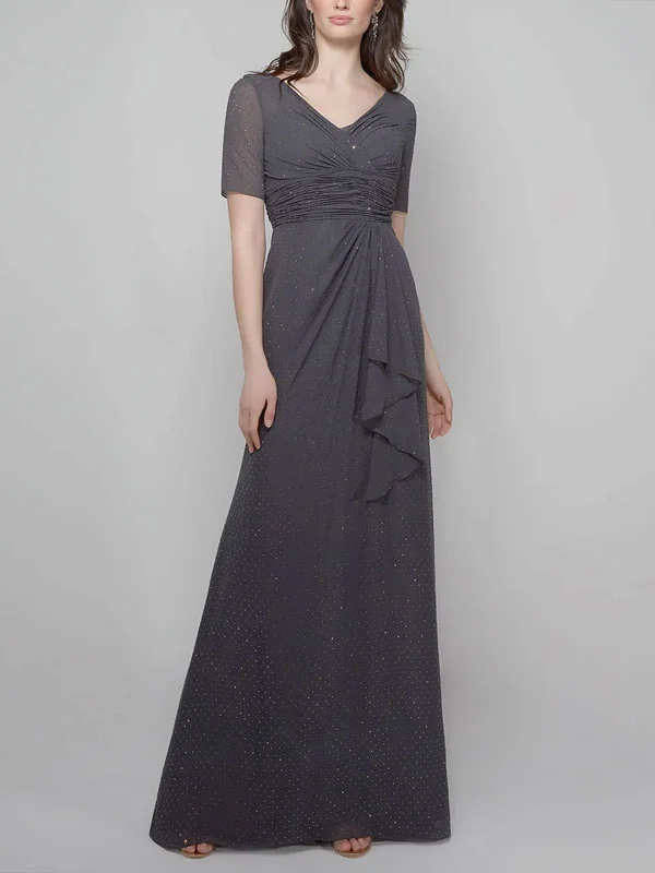 fine glitter sequins temperament waist ladies dress
