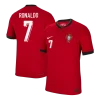 RONALDO #7 Portugal Home Authentic Soccer Jersey EURO 2024
