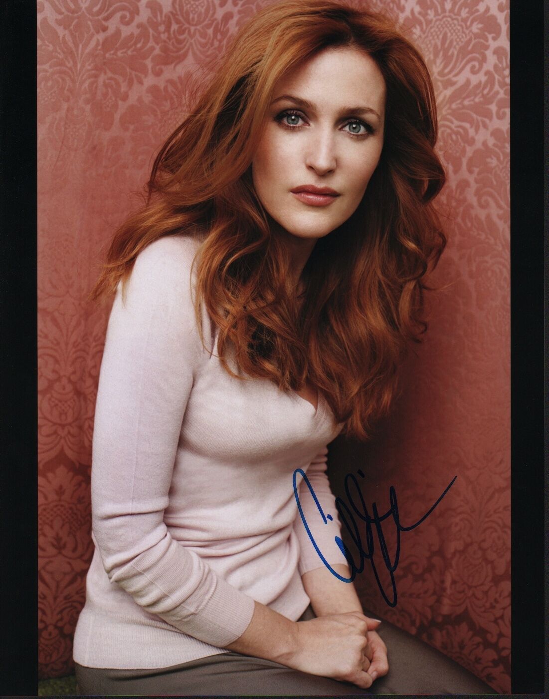 Gillian Anderson signed 11x14 Photo Poster painting