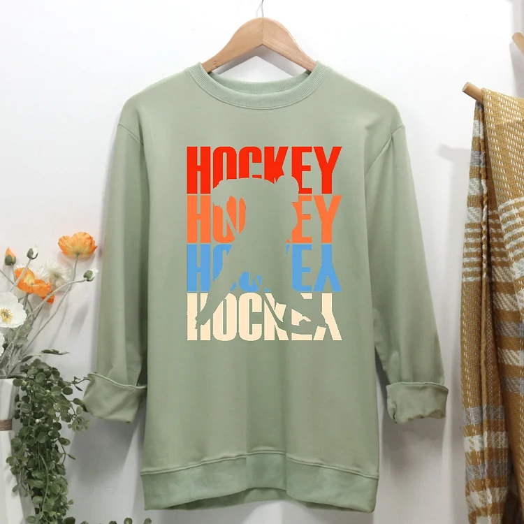 Hockey mom Women Casual Sweatshirt-Annaletters