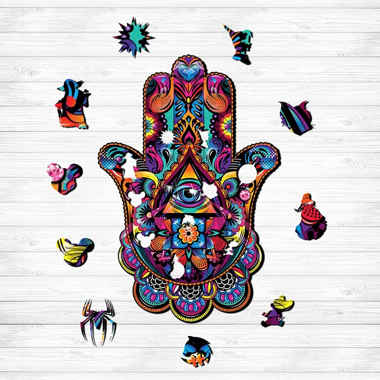 Ericpuzzle™ Ericpuzzle™Precious Hamsa Hand Wooden Puzzle