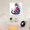 Blue And White Porcelain Cat-11CT Stamped Cross Stitch 40*40cm tapestrymarket