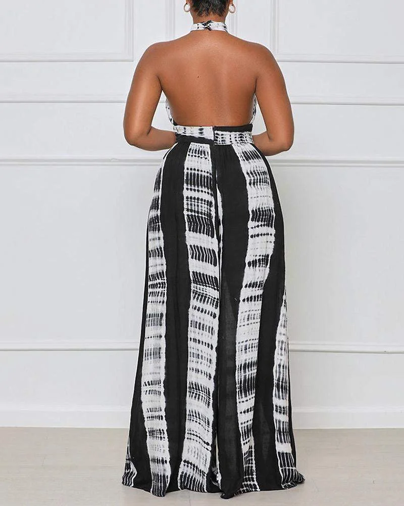 Casual Wide Leg Jumpsuit