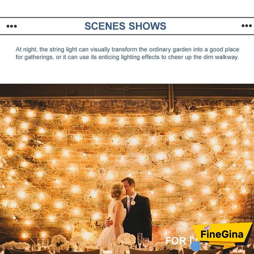 Holiday Led Christmas Lights Outdoor 100M 50M 30M 20M 10M Led String Lights Decoration For Party Holiday Wedding Garland