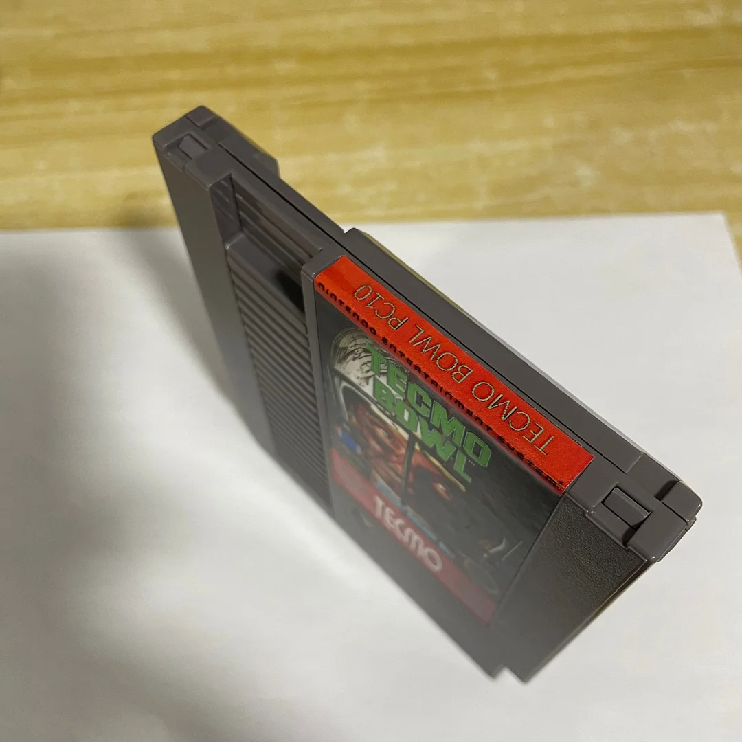 Tecmo Bowl PC10 NES For Nintendo Entertainment System Console - 8 Bit Game Cartridge
