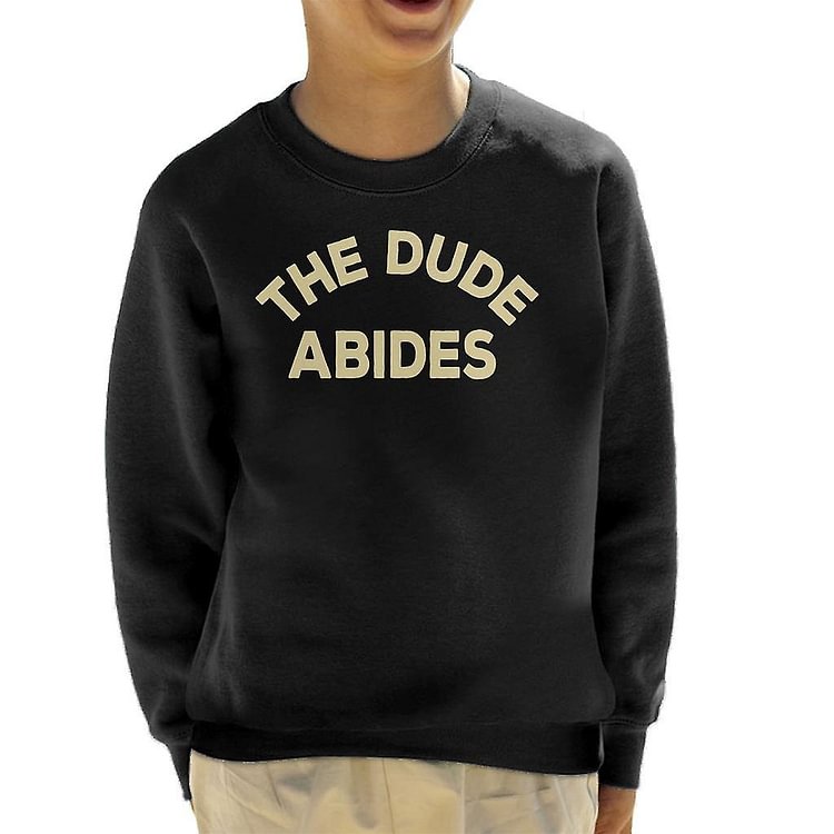 Big Lebowski The Dude Abides Kid's Sweatshirt
