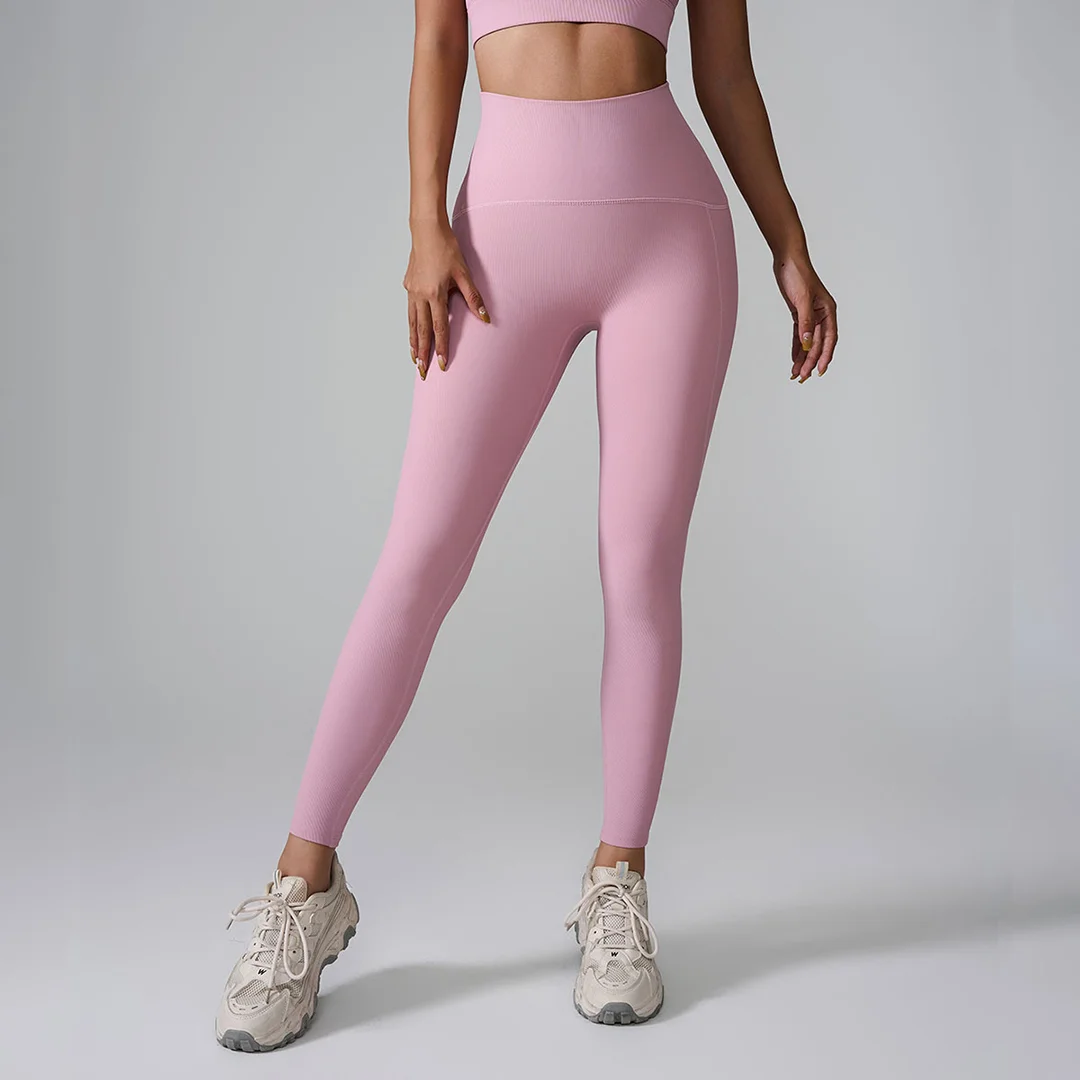 High-waisted fitness sports leggings