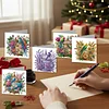 12Pcs Birdcage DIY Diamond Painting Greeting Card Kit for Adults Holiday Gifts
