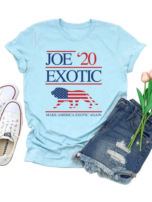 Cotton-Blend Short Sleeve Shirts & Tops