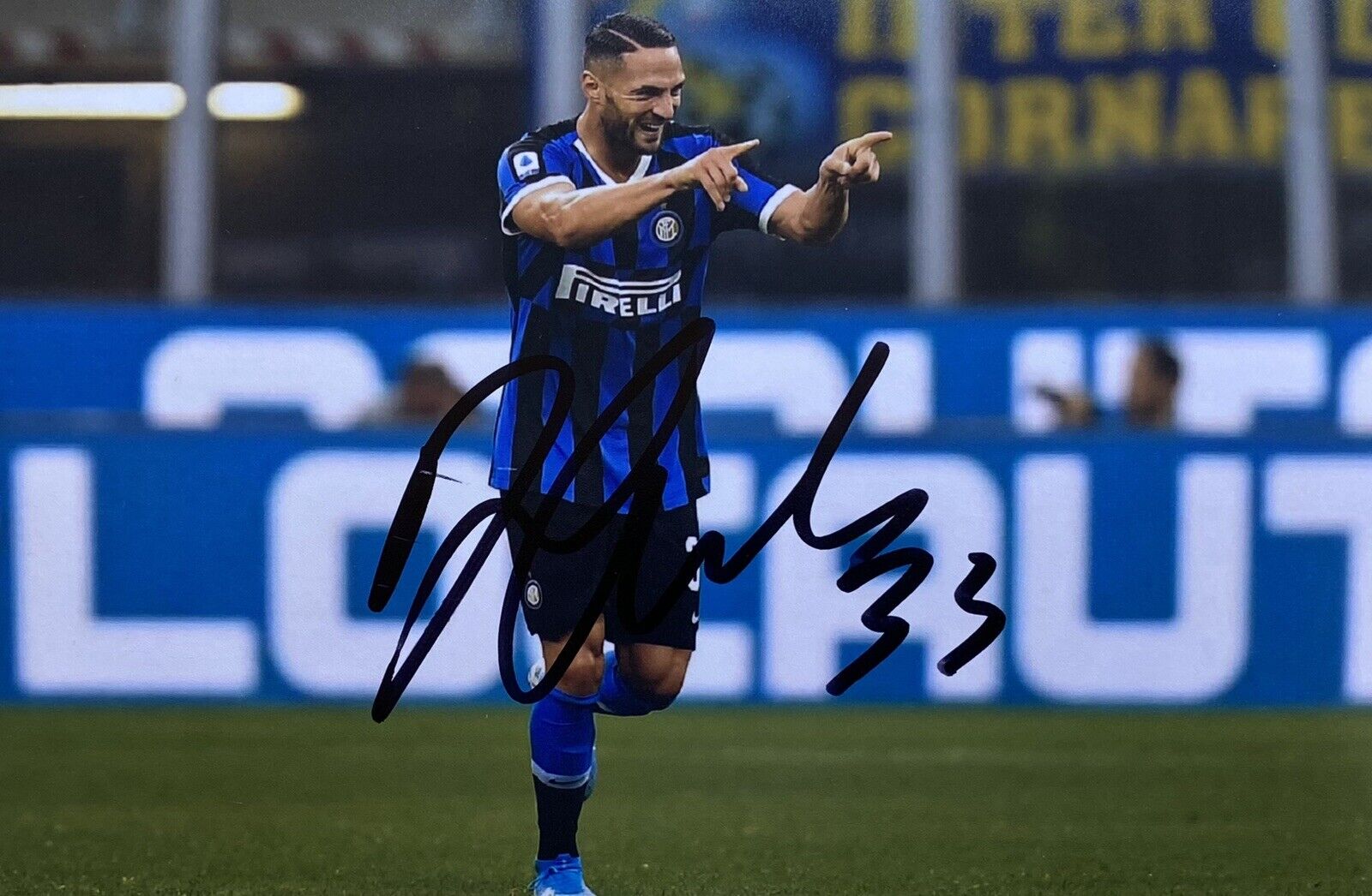 Danilo D'Ambrosio Genuine Hand Signed Inter Milan 6X4 Photo Poster painting, Exact Proof