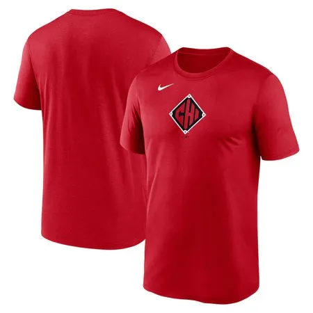 Men's Chicago White Sox  Red 2025 City Connect Legend Team Phrase Script Performance T-Shirt