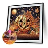 Diamond Painting - Partial Special Shaped Drill - Halloween Pumpkin(Canvas|30*30cm)
