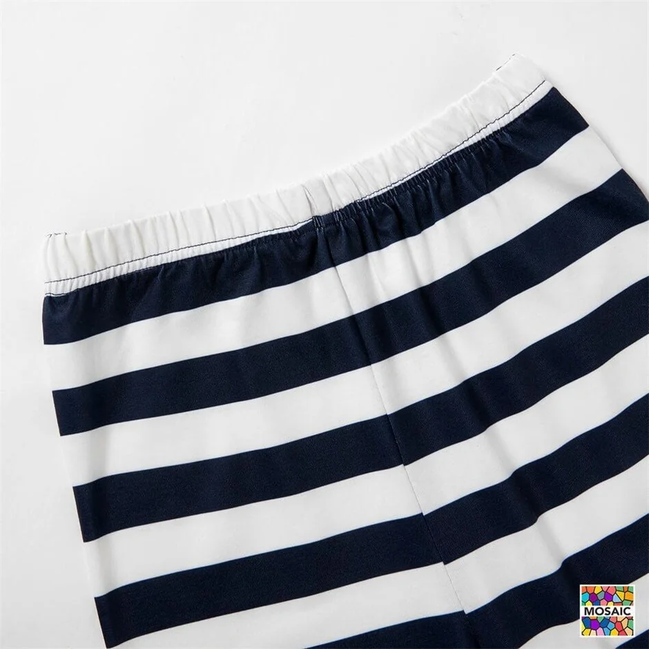 Let It Snow Family Matching Striped Christmas Pajamas Set