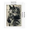 (Stamped/Counted) Horse Silhouette-11CT Cross Stitch 40*60cm(Big Size)