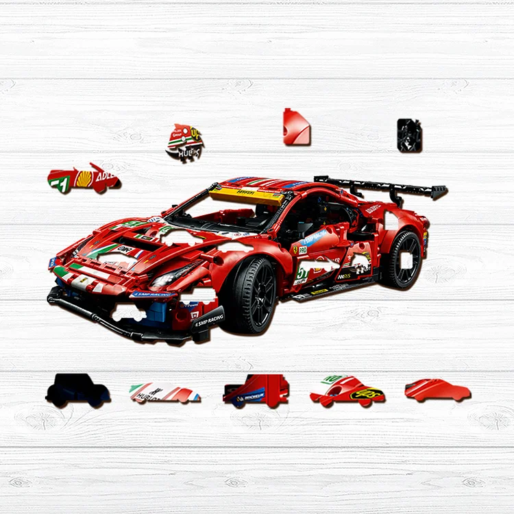 Ericpuzzle™ Ericpuzzle™Ferrari 488 GTE “AF Corse #51” Wooden Puzzle