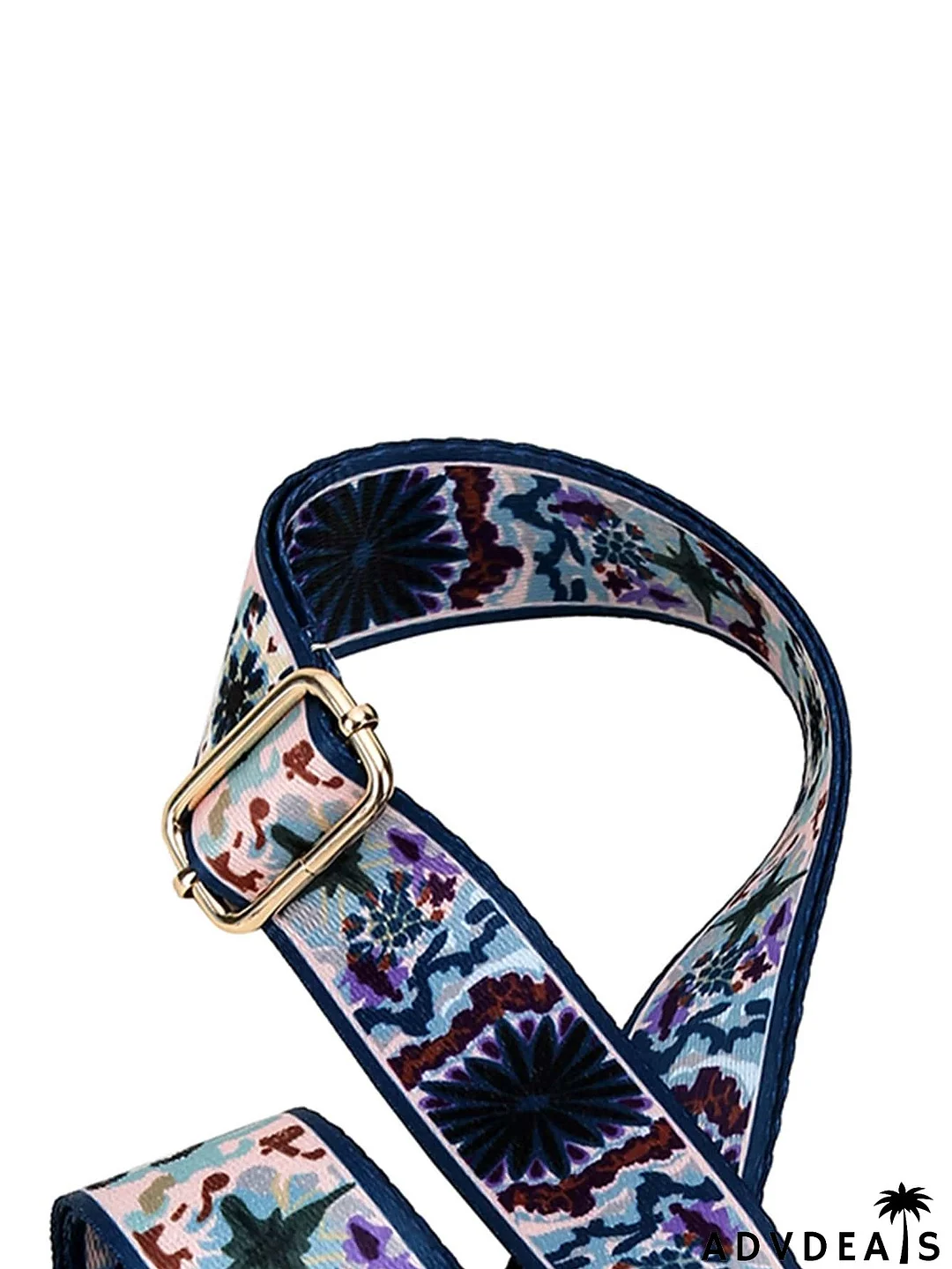 Floral Print Bag Strap