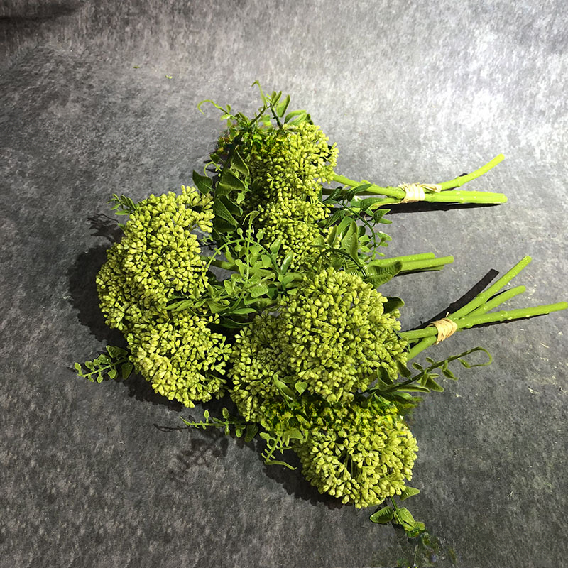 Tegooe Simulation Oat Fruit Cluster Artificial Floral Greenery Bouquet for Home Decor