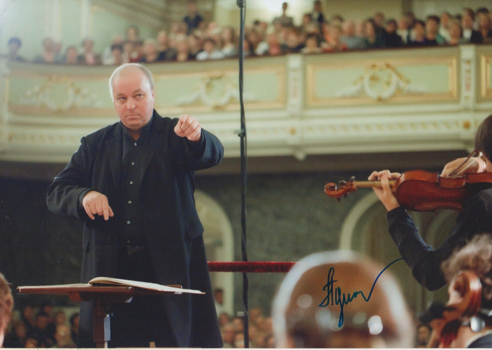 Alexander Chernushenko Conductor signed 8x12 inch Photo Poster painting autograph