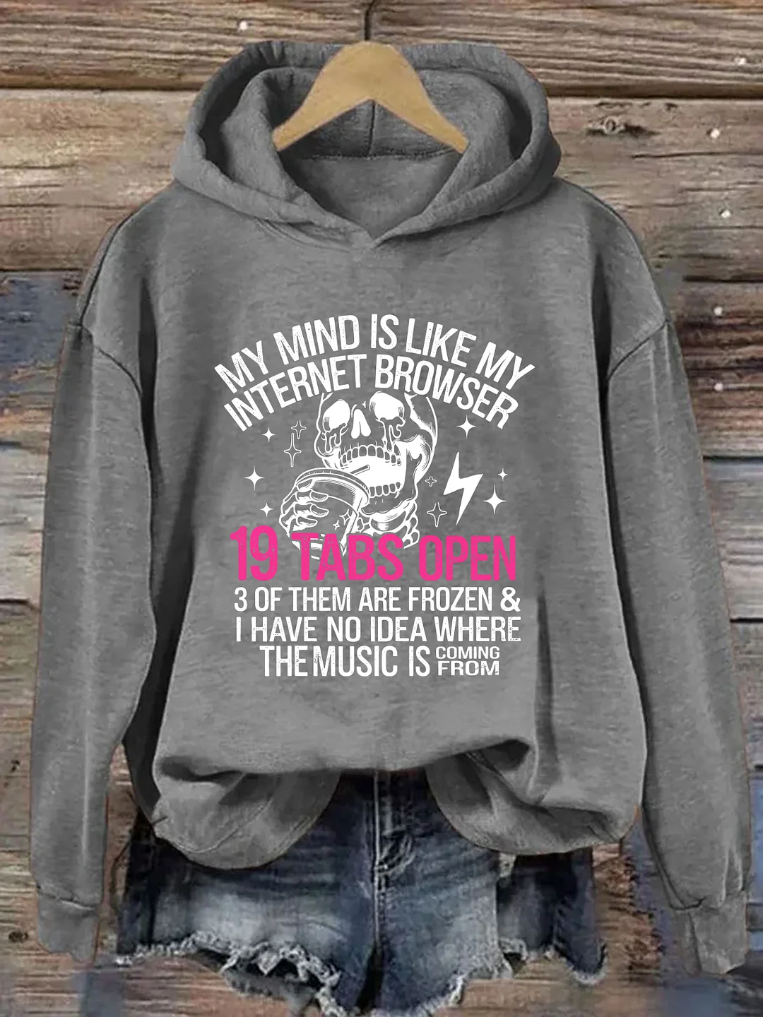 My Mind Is Like Internet Browser Hoodie
