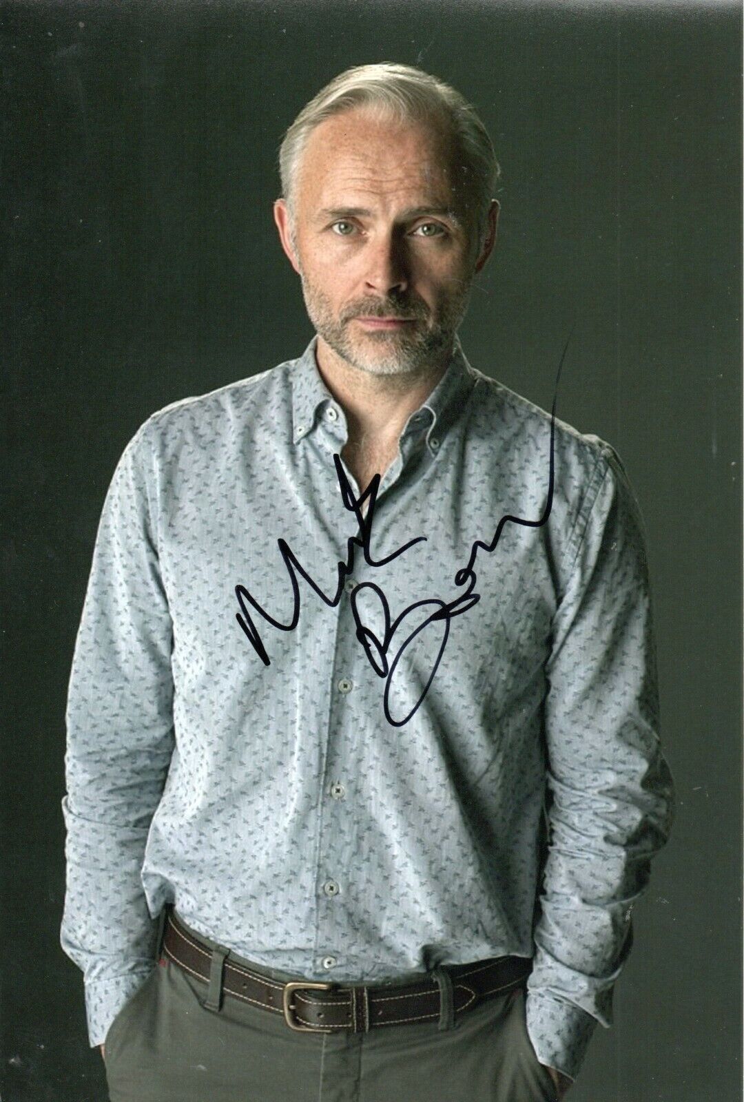 Mark Bonner as Duncan Hunter in Shetland Signed 12x8 Col Photo Poster painting Autographed