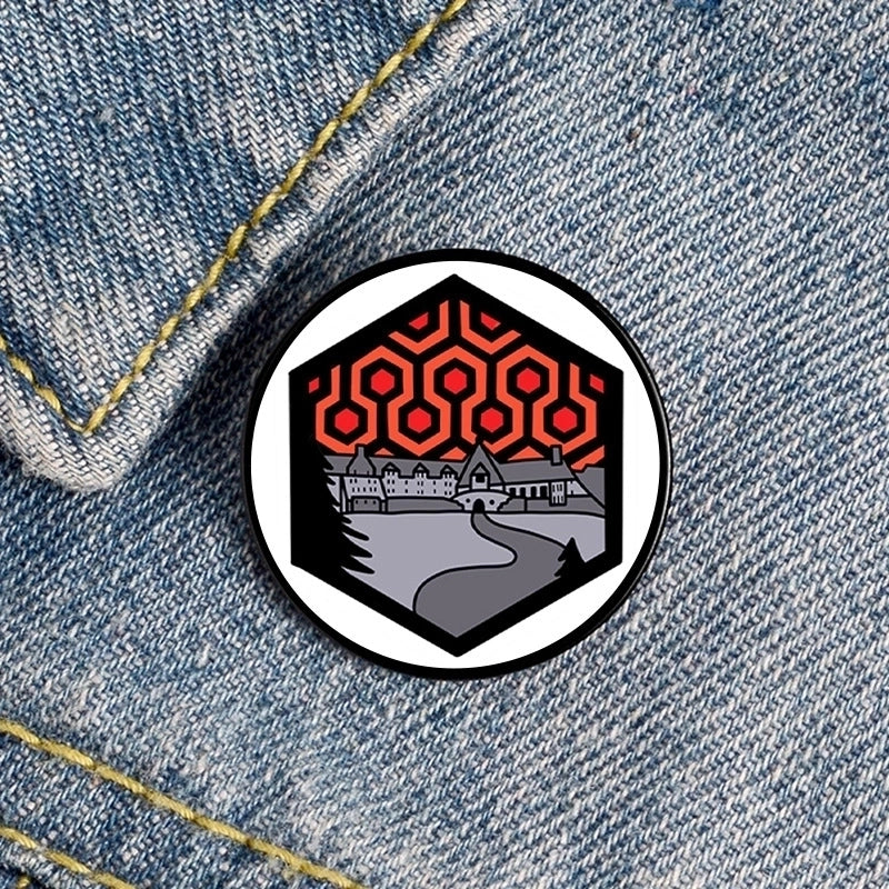 Cartoon Style Pin Cartoon Character Heart Shape Alloy Mixed Materials Unisex Brooches