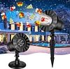Outdoor Waterproof LED Santa Claus Projector Light with Base for Christmas