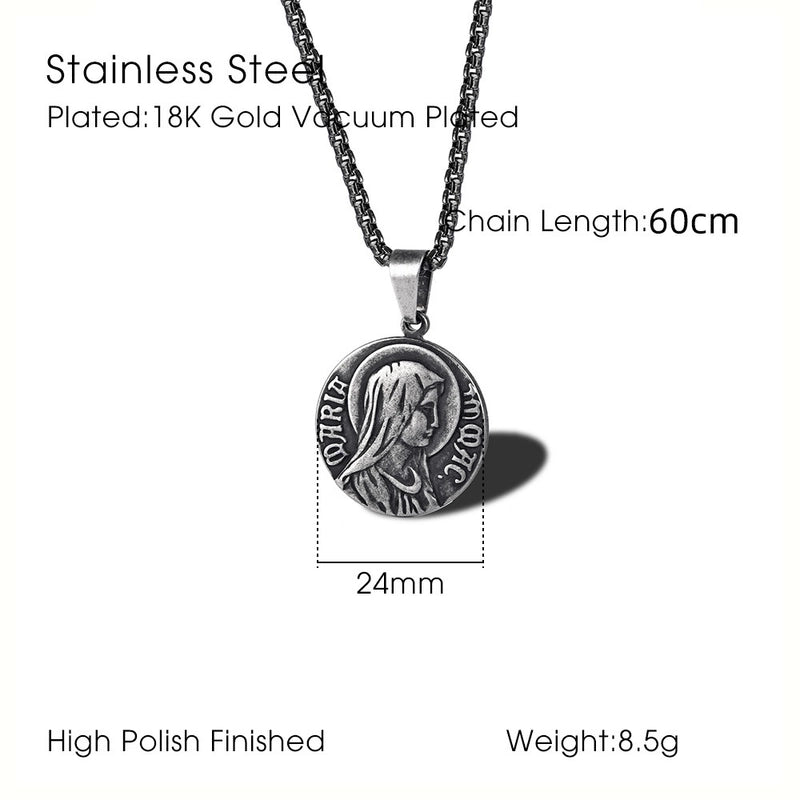 Hip-Hop Color Block 304 Stainless Steel Plating 18K Gold Plated Men’s