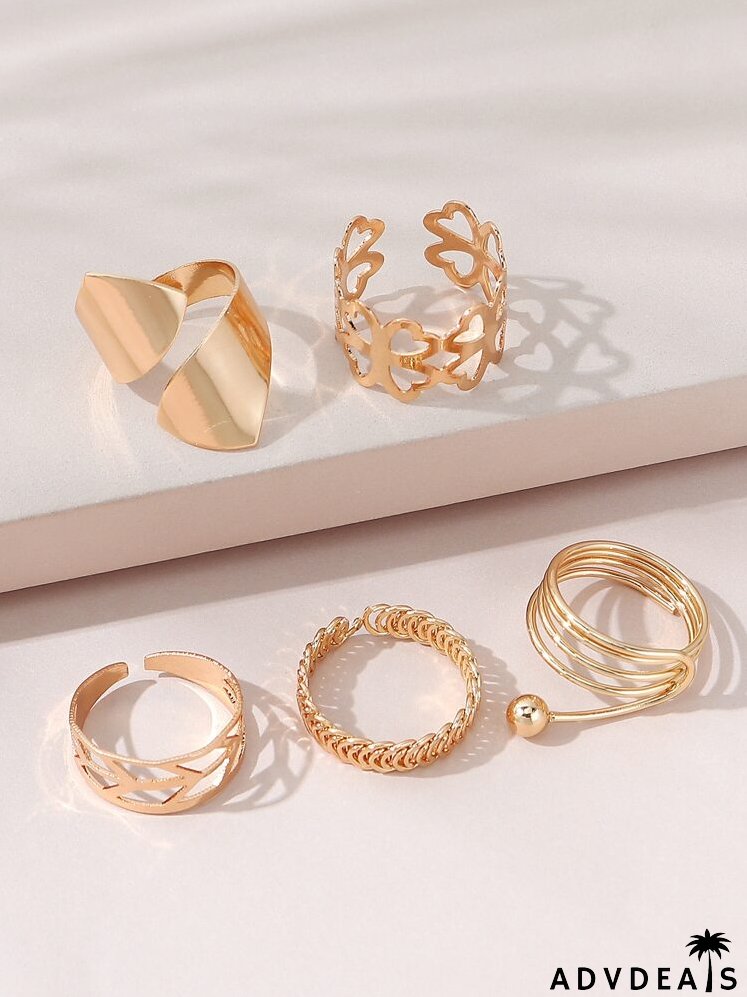 5pcs Creative Ring