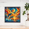 Diamond Painting-DIY Full Round Drill Dolphin(40*40CM)