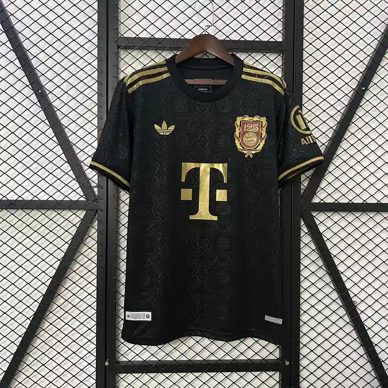 25/26 Bayern Munich 125th Anniversary Black Soccer Jersey